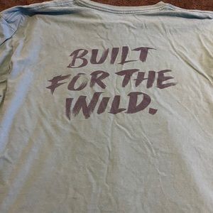 YETI Coolers brand BUILT FOR THE WILD t-shirt
